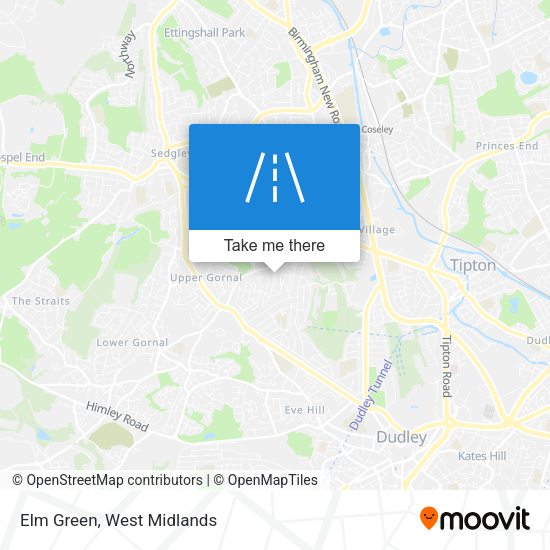 Elm Green map