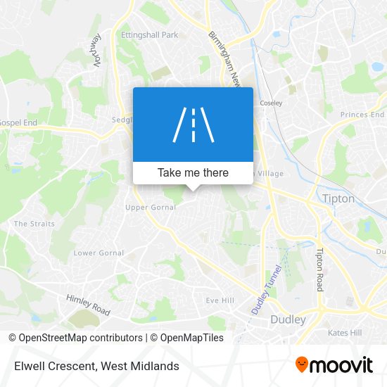Elwell Crescent map