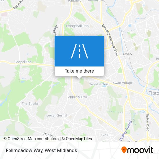 Fellmeadow Way map