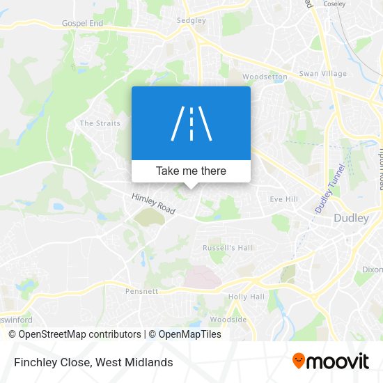 Finchley Close map