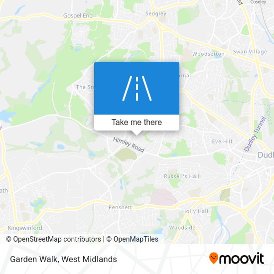 Garden Walk map