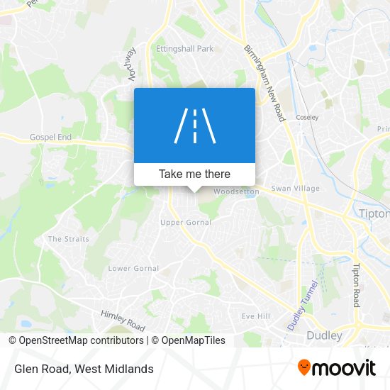 Glen Road map