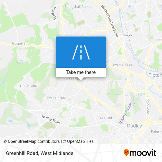 Greenhill Road map