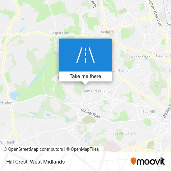 Hill Crest map