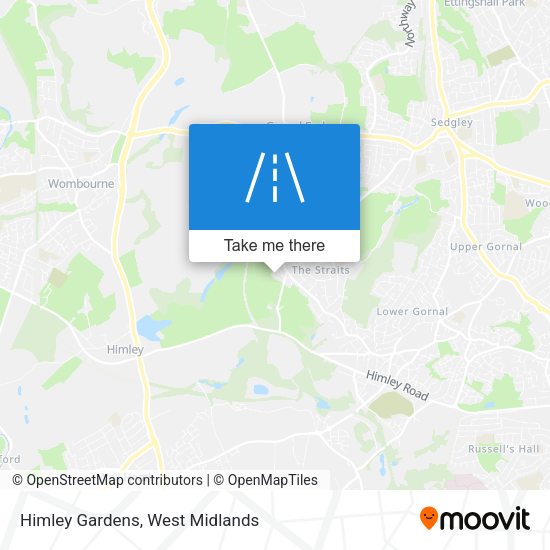 Himley Gardens map