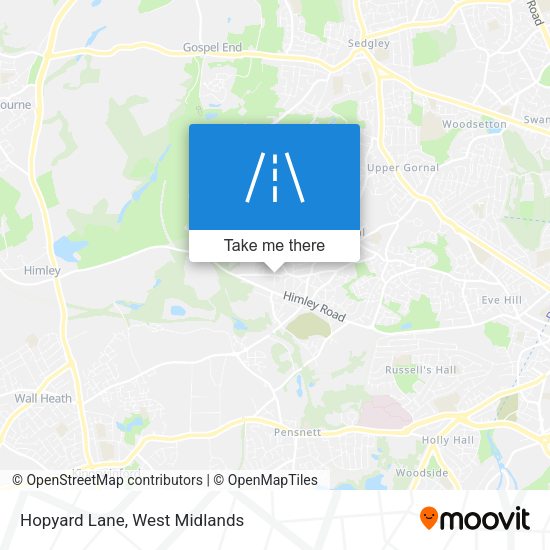 Hopyard Lane map