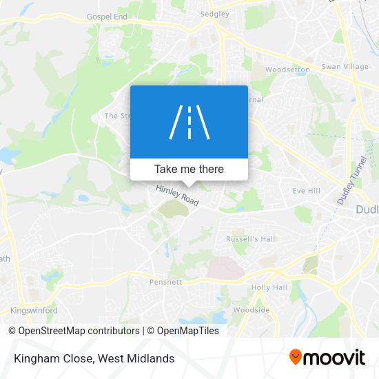 Kingham Close map