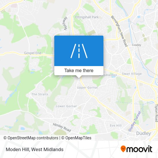 Moden Hill map