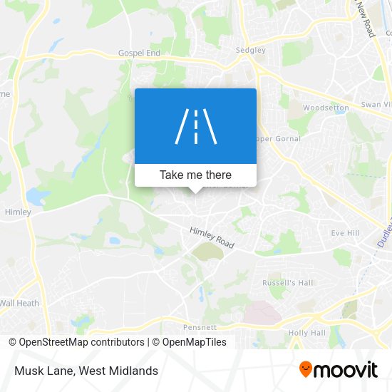 Musk Lane map