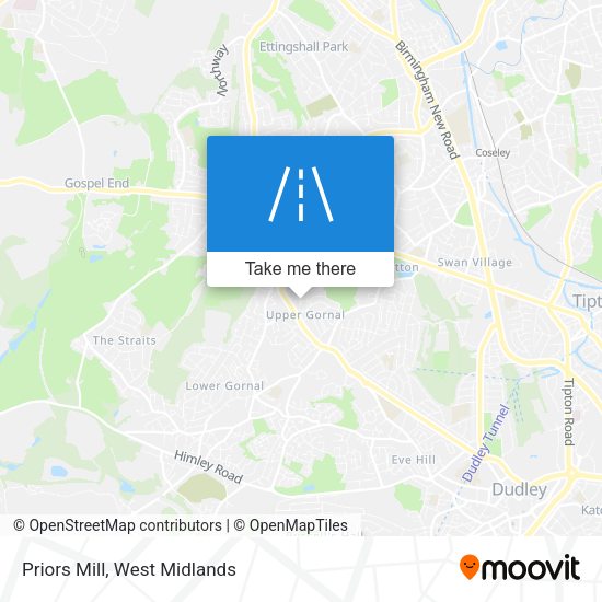 Priors Mill map