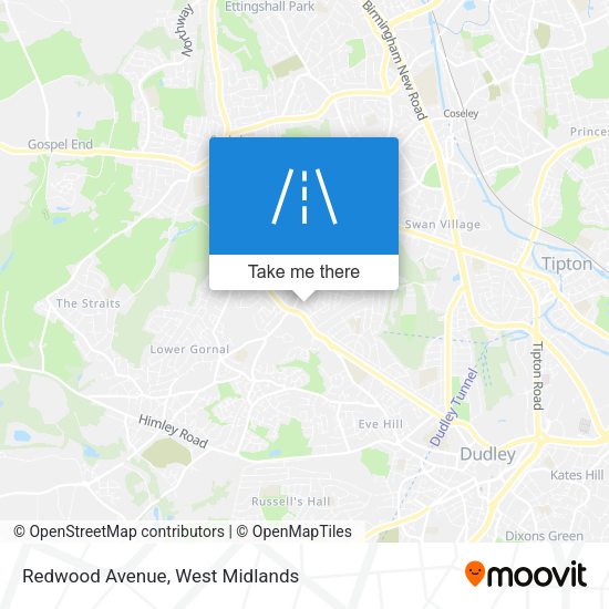 Redwood Avenue map