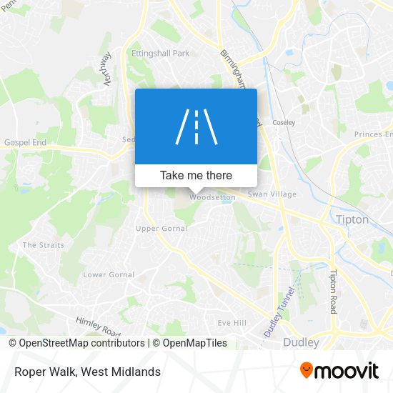 Roper Walk map