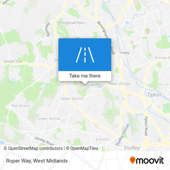 Roper Way map