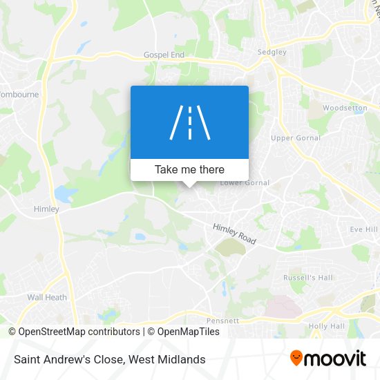 Saint Andrew's Close map