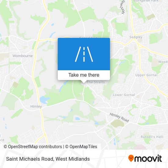 Saint Michaels Road map
