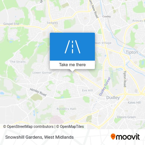 Snowshill Gardens map