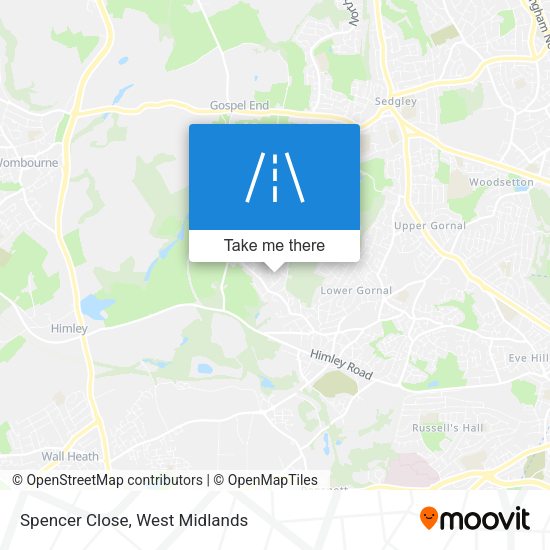 Spencer Close map