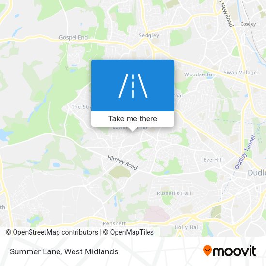 Summer Lane map