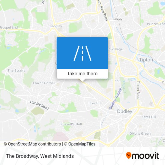 The Broadway map