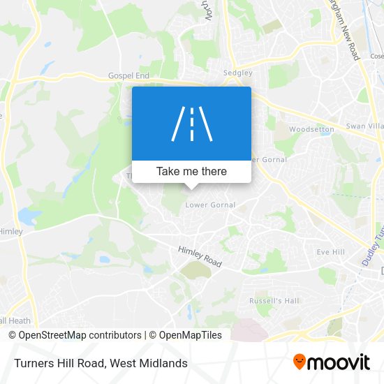 Turners Hill Road map