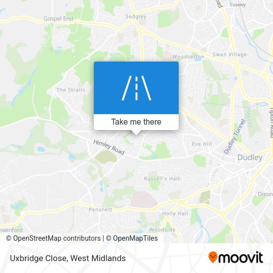 Uxbridge Close map