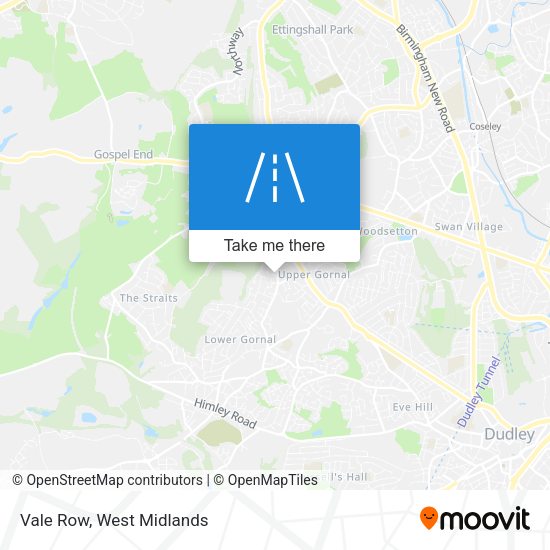Vale Row map