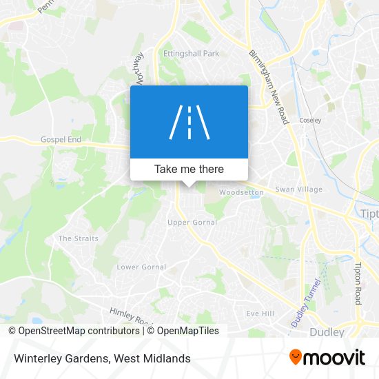 Winterley Gardens map