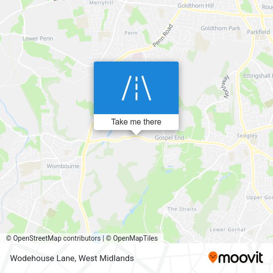 Wodehouse Lane map