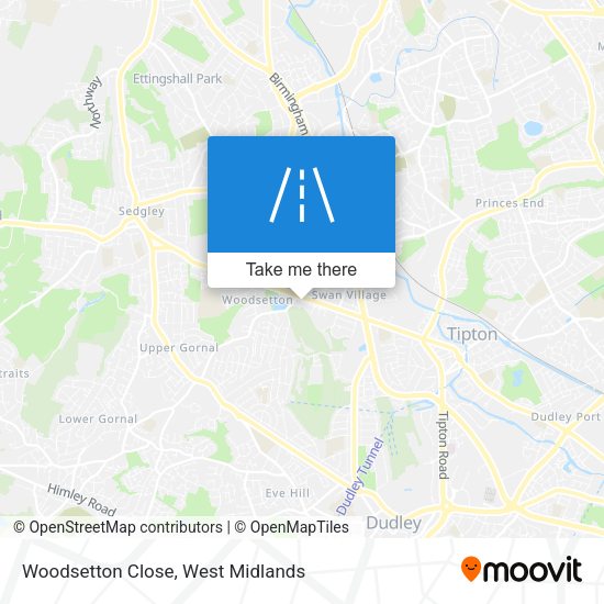 Woodsetton Close map