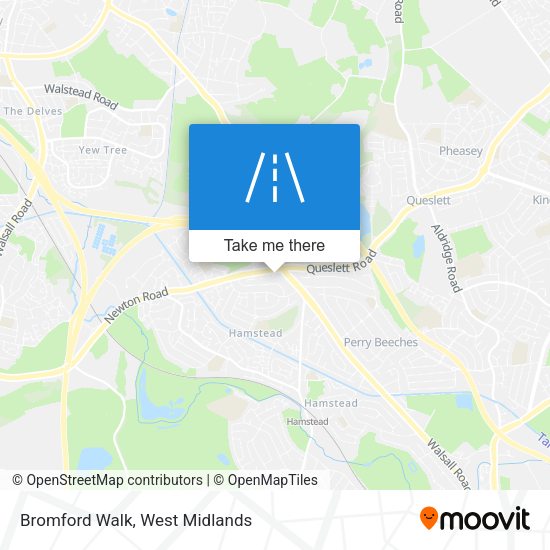 Bromford Walk map