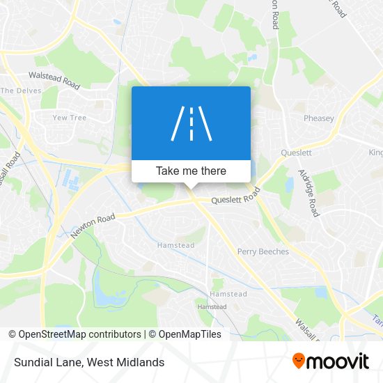 Sundial Lane map