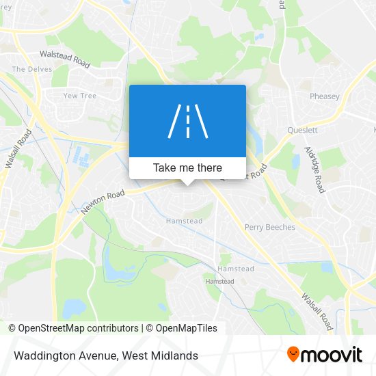 Waddington Avenue map