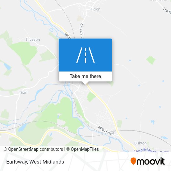 Earlsway map