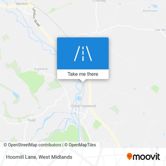 Hoomill Lane map