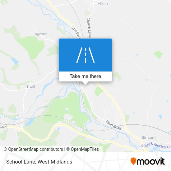 School Lane map