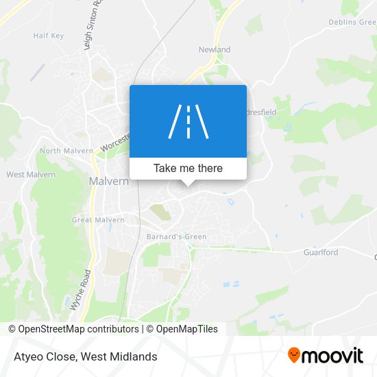 Atyeo Close map