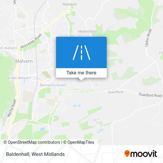 Baldenhall map