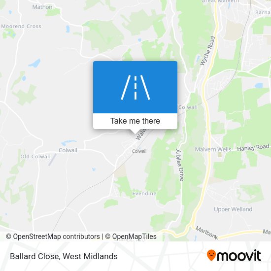 Ballard Close map