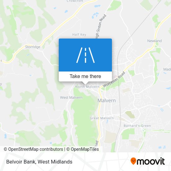 Belvoir Bank map