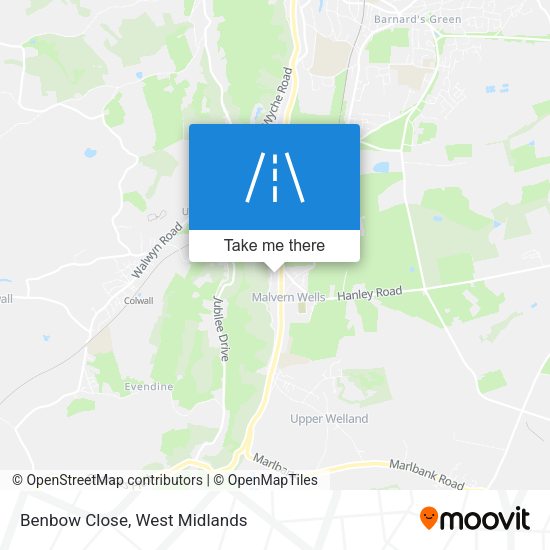 Benbow Close map