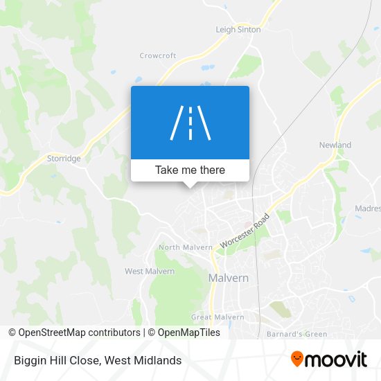 Biggin Hill Close map