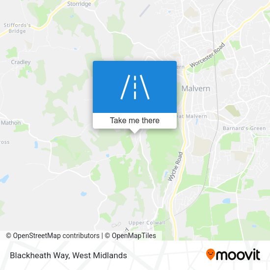 Blackheath Way map