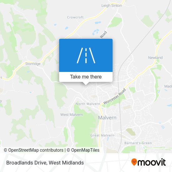 Broadlands Drive map