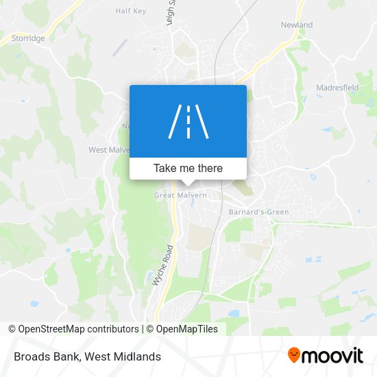 Broads Bank map