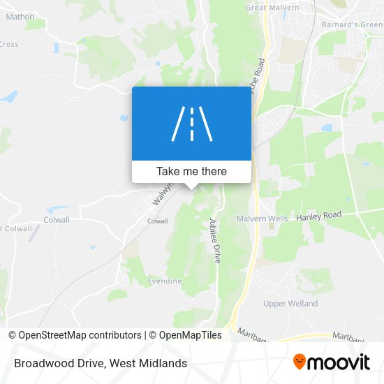 Broadwood Drive map