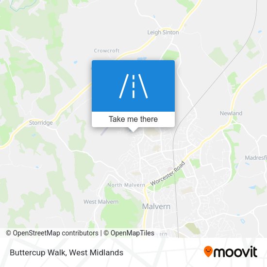 Buttercup Walk map
