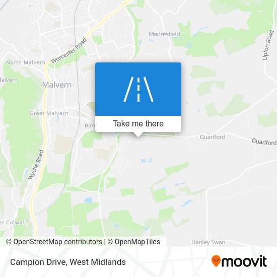 Campion Drive map