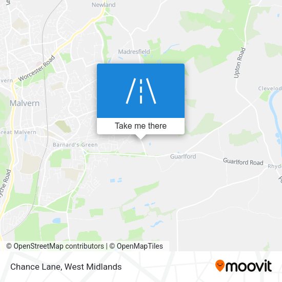 Chance Lane map