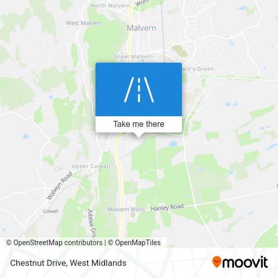 Chestnut Drive map