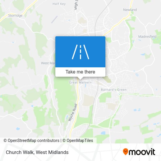 Church Walk map